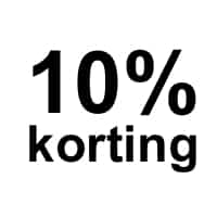 10% korting