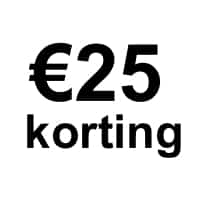 25 euro korting