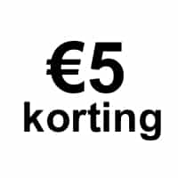 kortingscode 5 euro korting
